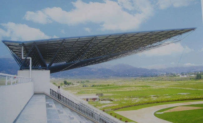 湘乡体育看台网架